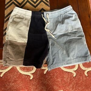 Large Corduroy Patchwork shorts